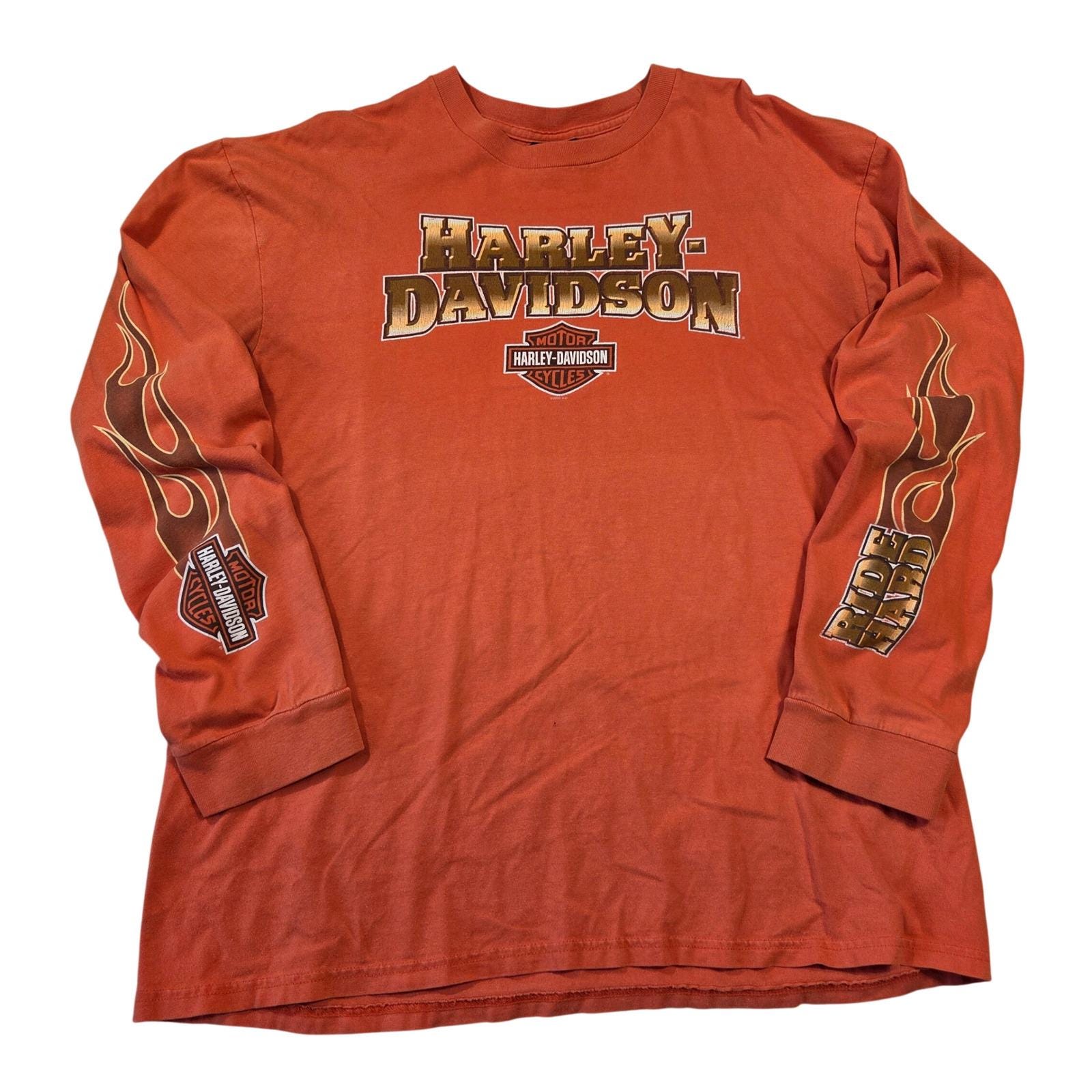 Harley Long Sleeve Flame - Etsy