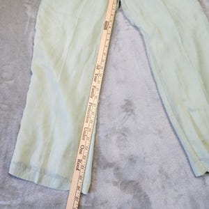Vtg Johnny Was Linen Blend Pants Womens M Wide Leg Beachy Boho Preppy Lagenlook 画像 9