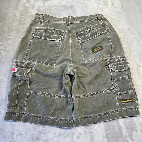 JNCO Jeans Mens 32 Cargo Shorts Green Y2k Baggy Chunky Skater