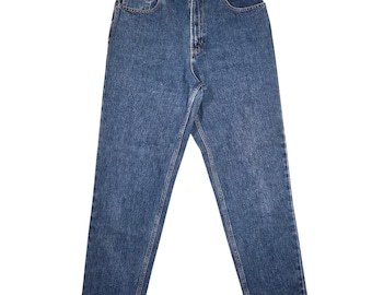Vintage GAP Classic Fit High Rise Straight Leg Jeans Medium Wash Blue Cotton 12