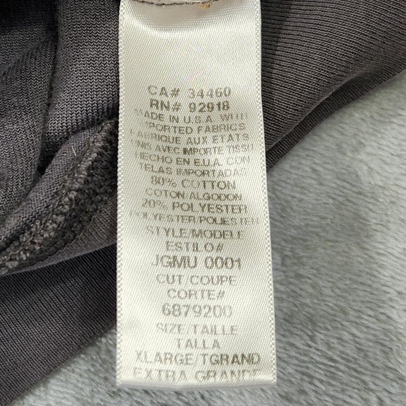 Y2k Juicy Couture Velour Full Zip Hoodie Women XL Gray 2000s Preppy Paris Hilton afbeelding 6