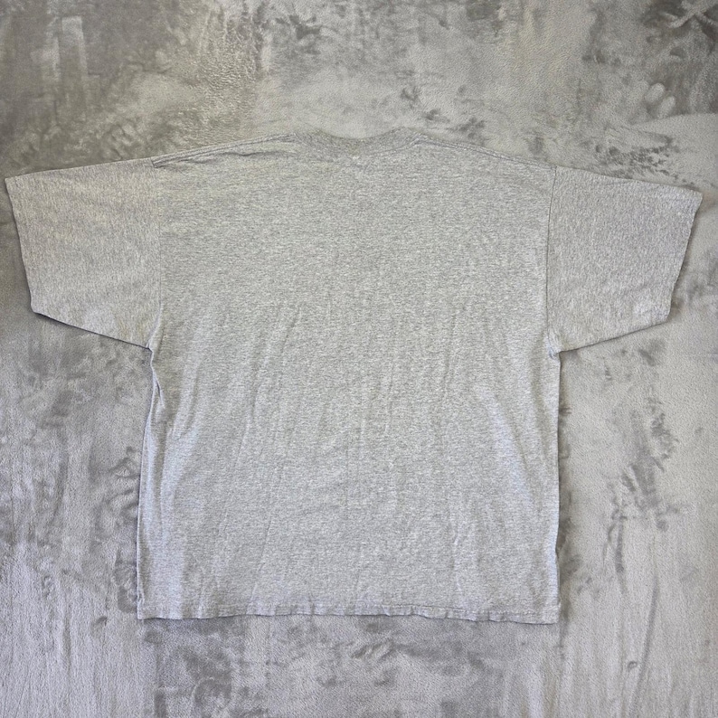 Vintage Fila Graphic T-Shirt Mens XL Heather Grey 90s Sportswear Boxy Y2k Skater bild 8