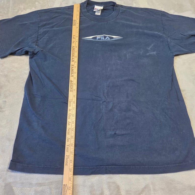 Vintage Fila Graphic T-Shirt Mens XL Cyber Y2k Skater Embroidered Short Sleeve image 3