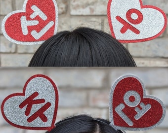 Double Sided Kpop Heart Headbands