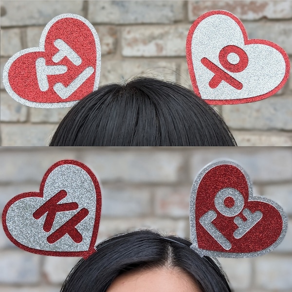 Double Sided Kpop Heart Headbands