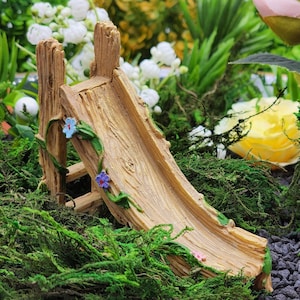 Slide for fairies playground fairy ornaments fairy garden accessories fairy decor plant terrarium decor