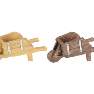 2 Schubkarren für Feen-Gärten Feen-Möbel Accessoires Miniatur Schubkarre Gartendekoration Deko Terrarium Deko