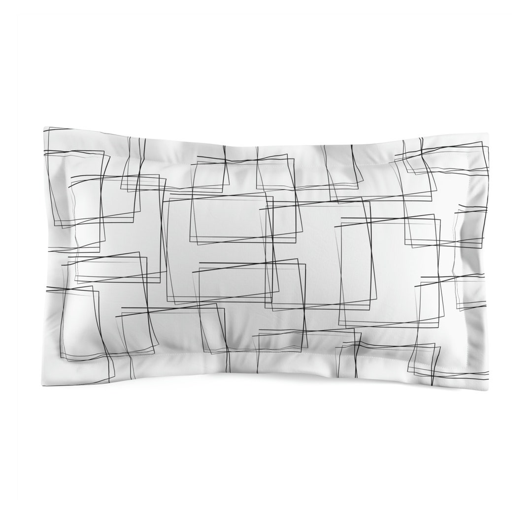 LINEN PILLOW SHAM Funky Pillows Microfiber Cloth Meditation Etsy