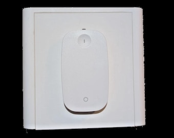 Fichier STL : Cache interrupteur pour éviter tout arrêt accidentel, compatible avec IKEA RODRET, blanc, à peindre, facile à installer