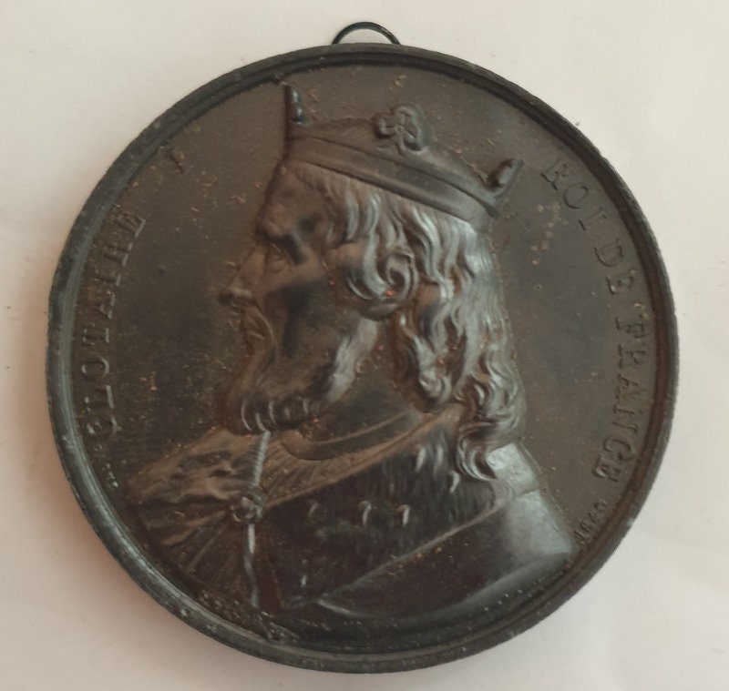 Armand Auguste Caqué | 1795-1881, d'après Médaille en Étain Clotaire I