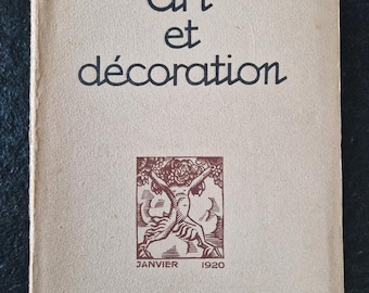 Art and Decoration Review, January 1920 - Ruhlmann Henri Pommier Jaulmes Art