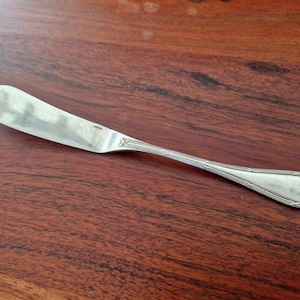 Christofle, Paris - Fish knife - Crossed ribbons model - in silver-plated metal