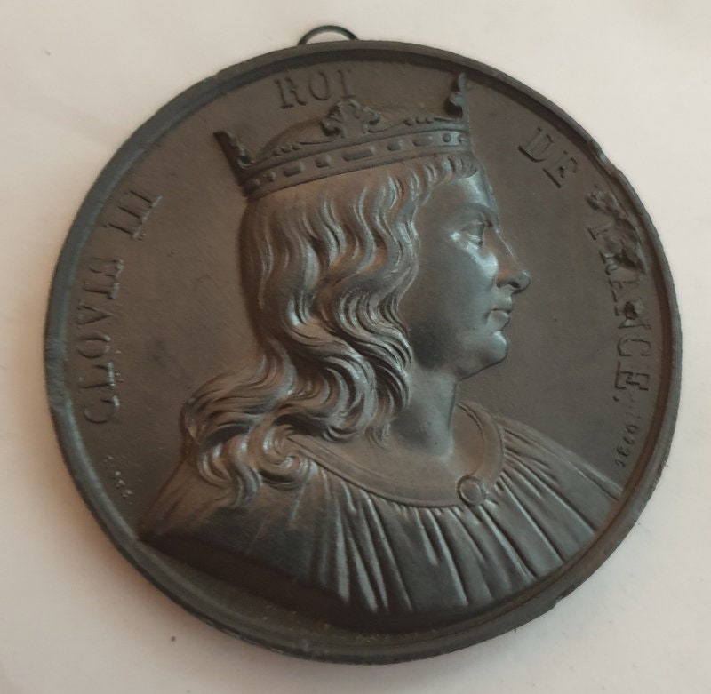 Armand Auguste Caqué | 1795-1881, d'après Médaille en Étain Clovis Iii