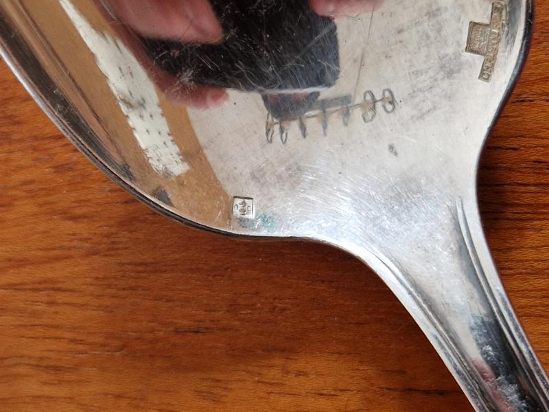 Grande cuillère de service, modèle Art Déco - Brocante et Déco Chic