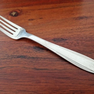 Christofle - Paris model table fork in silver-plated metal