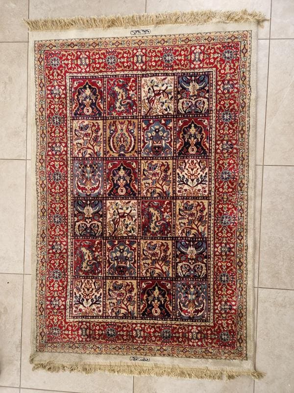 Hereke silk rug - Etsy 日本