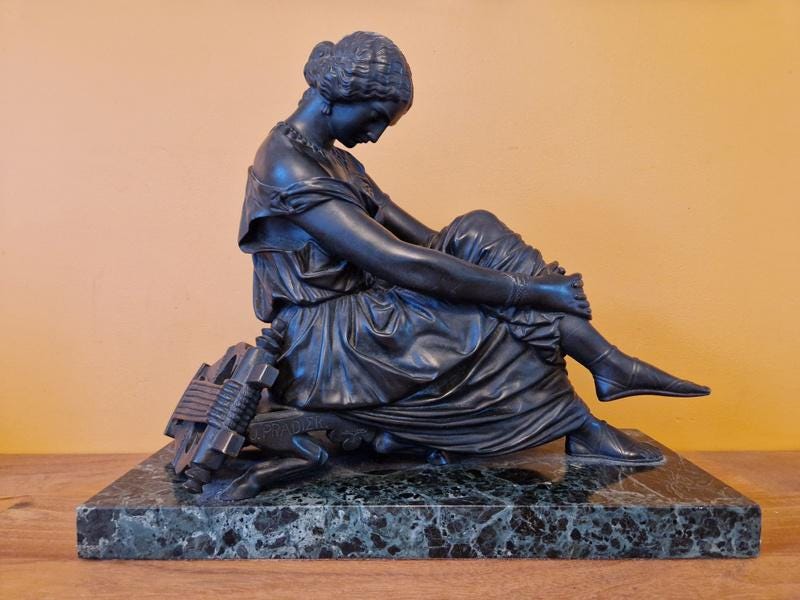 西洋美術 樹脂彫刻 ジェームズ・プラディエ SAPPHO C 4763A 西洋美術