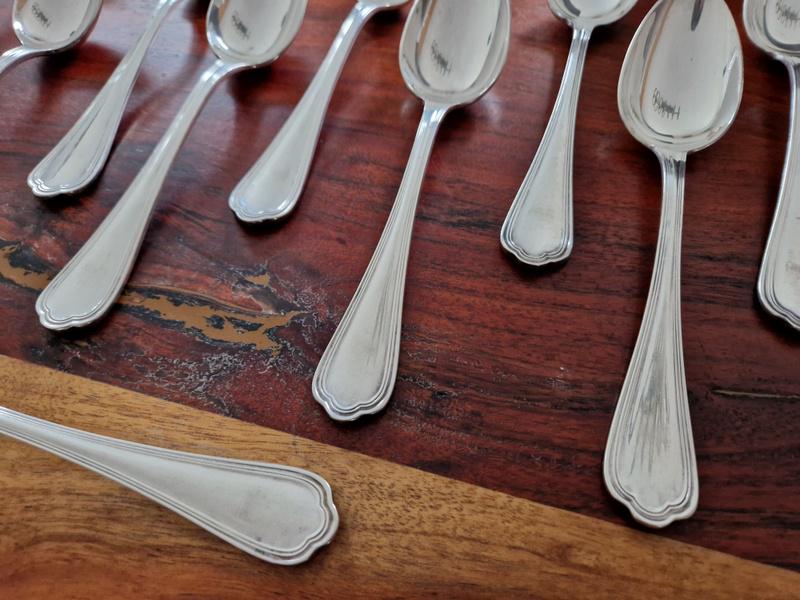 Christofle - Christofle spatour cuillères 13 cm - Spoon (12) - Spatour