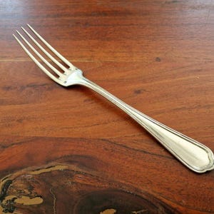 Christofle - Spatours model table fork in silver-plated metal