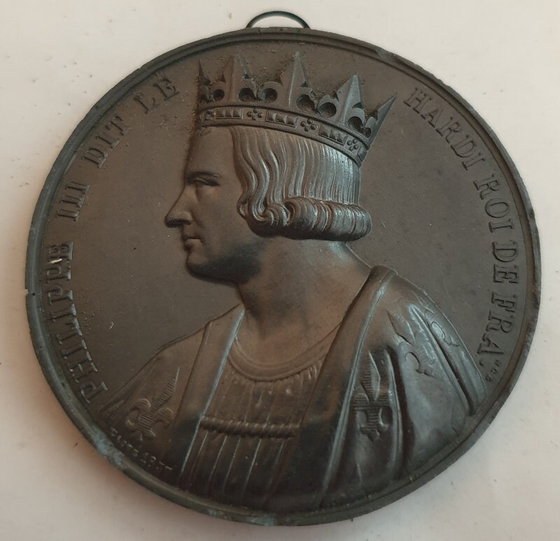 Armand Auguste Caqué | 1795-1881, d'après Médaille en Étain Philippe Iii Dit Le Hardi