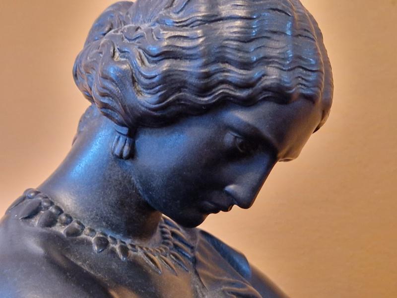 James Pradier (1790-1852) - Bronze Sculpture - Seated Sappho