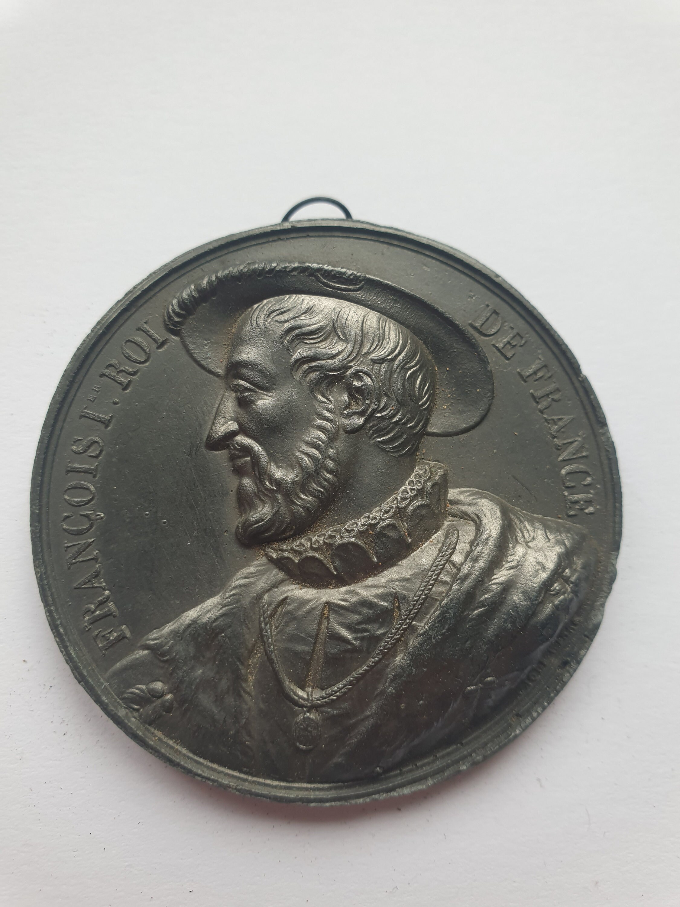 Armand Auguste Caqué | 1795-1881, d'après Médaille en Étain François 1Er