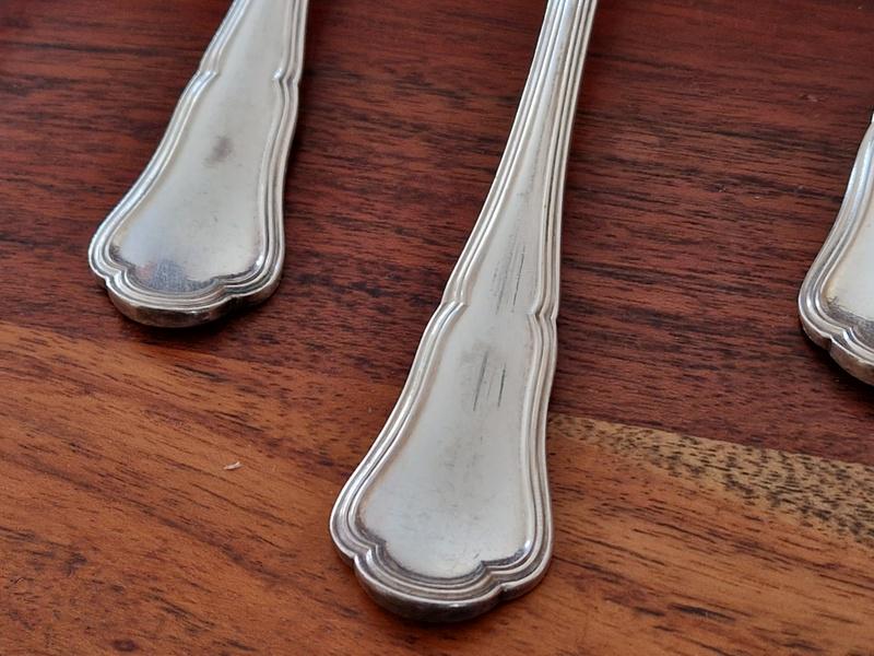 Christofle - シルバーメタルのスパトゥール モデル テーブル スプーン