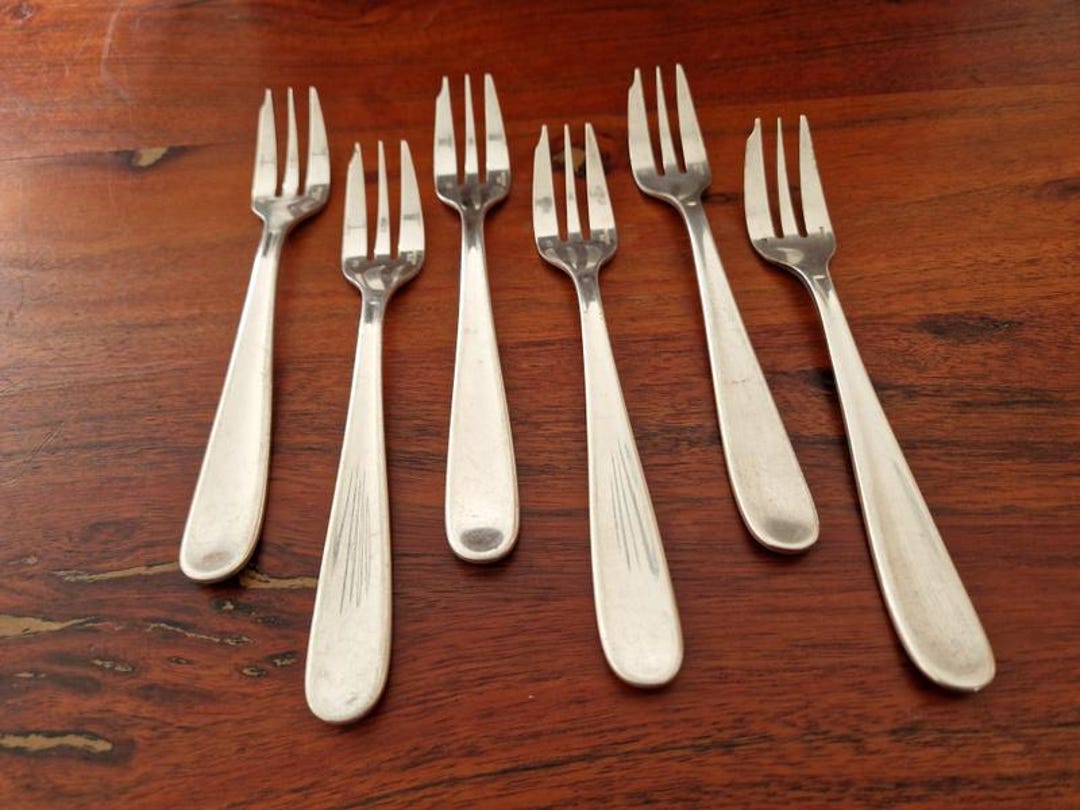 クリストフル　ペストリーフォーク6本 クリストフル シルバー・プレート製オイスター・フォーク（6本セット