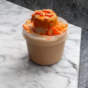Orange Juice Macaron - DIY Slime