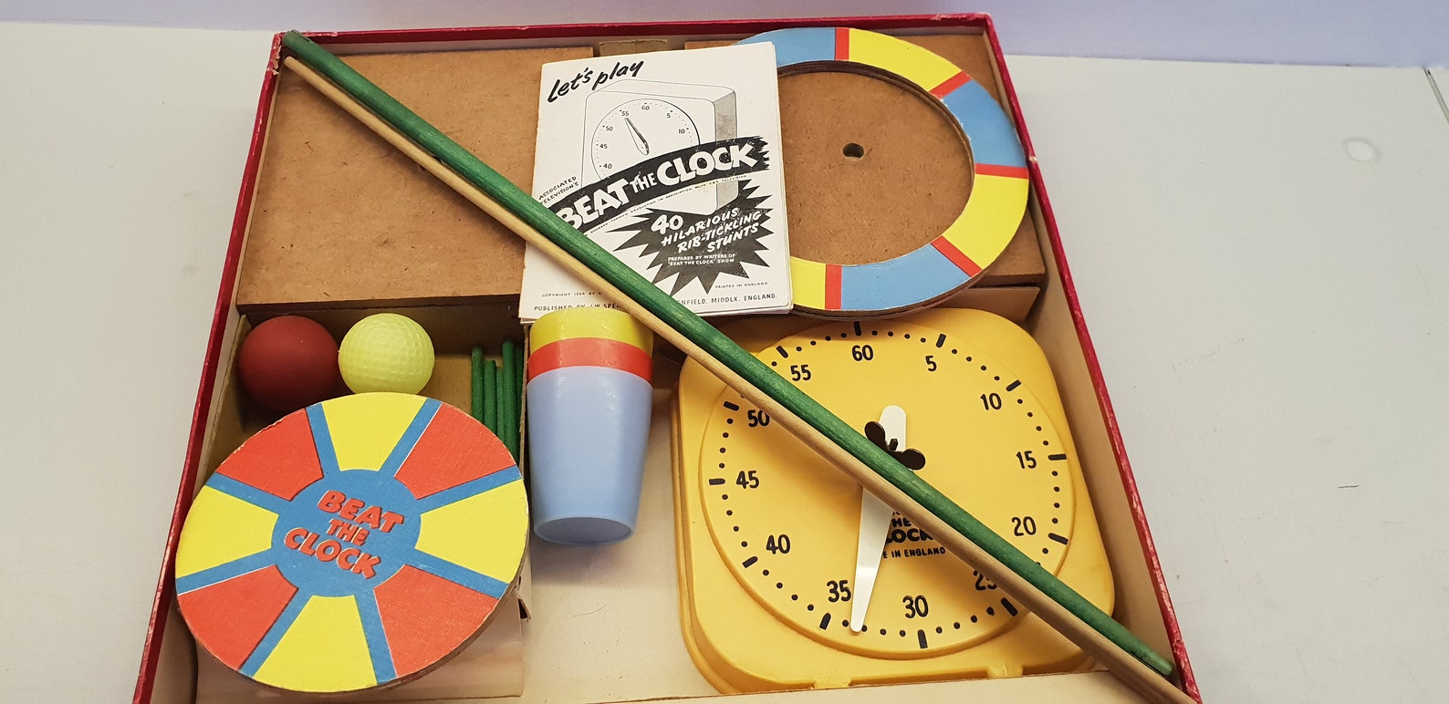 Beat The Clock Board Game Nr Complete Spear's Games Etsy