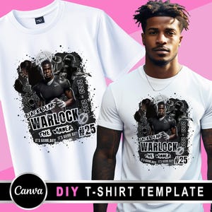 Football Canva Editable Template | Football Celebration | Football Game Day Design File | Personalized Design Your Own | Football Season