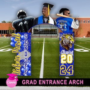 Graduation Arch, Graduation Entrance Arch Editable in Canva, Graduation Canva Template, Canva Arch Entryway, Graduation Archway for Canva