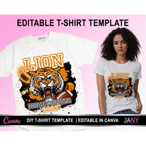 Editable Alumni Team Spirit Design File, Football T Shirt Design, T Shirt Design Template, Perfect for Sublimation, DTF or DTG