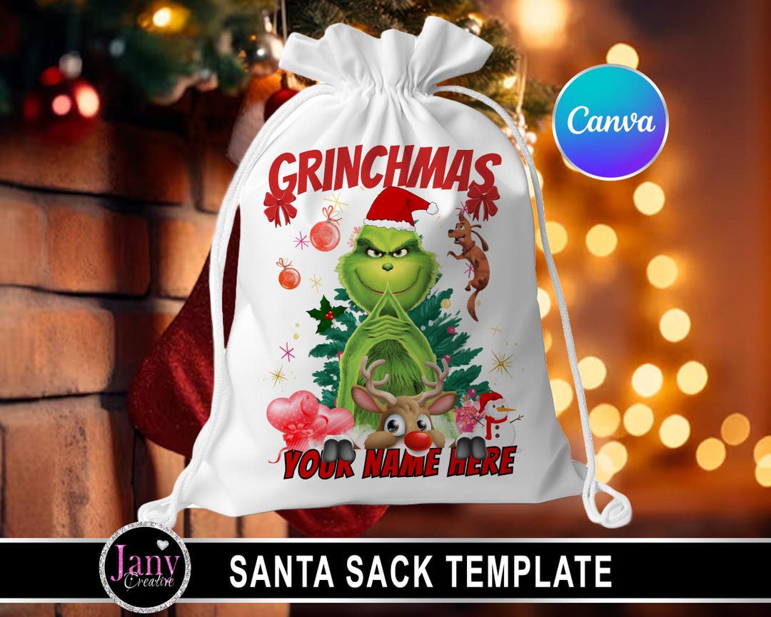 DIY Santa Sack Template Grinchmas Santa Sack Santa Sack PNG Santa Claus Template Merry DIY Santa Sack Template Grinchmas Santa Sack Santa Sack PNG Santa Claus Template Merry