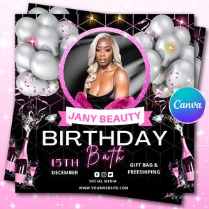 Birthday Flyer, Birthday Invitation, Birthday Celebration Flyer, Birthday Motion Invitation,  Birthday Party Event