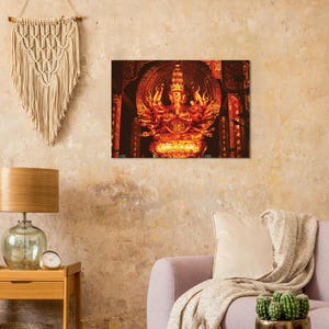 Gautama Buddha Poster - Atemberaubende Fotografie aus dem Bai Dinh Pagodahänger