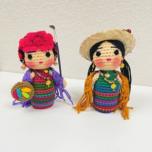 Frida Crochet Doll Unique Birthday Gift