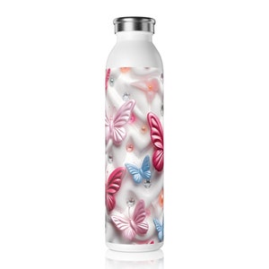  Botella de agua deportiva de 1 litro con diseño floral de  flores moradas, con pajilla, taza de viaje de acero inoxidable aislada al  vacío, botellas de agua grandes para gimnasio, fitness