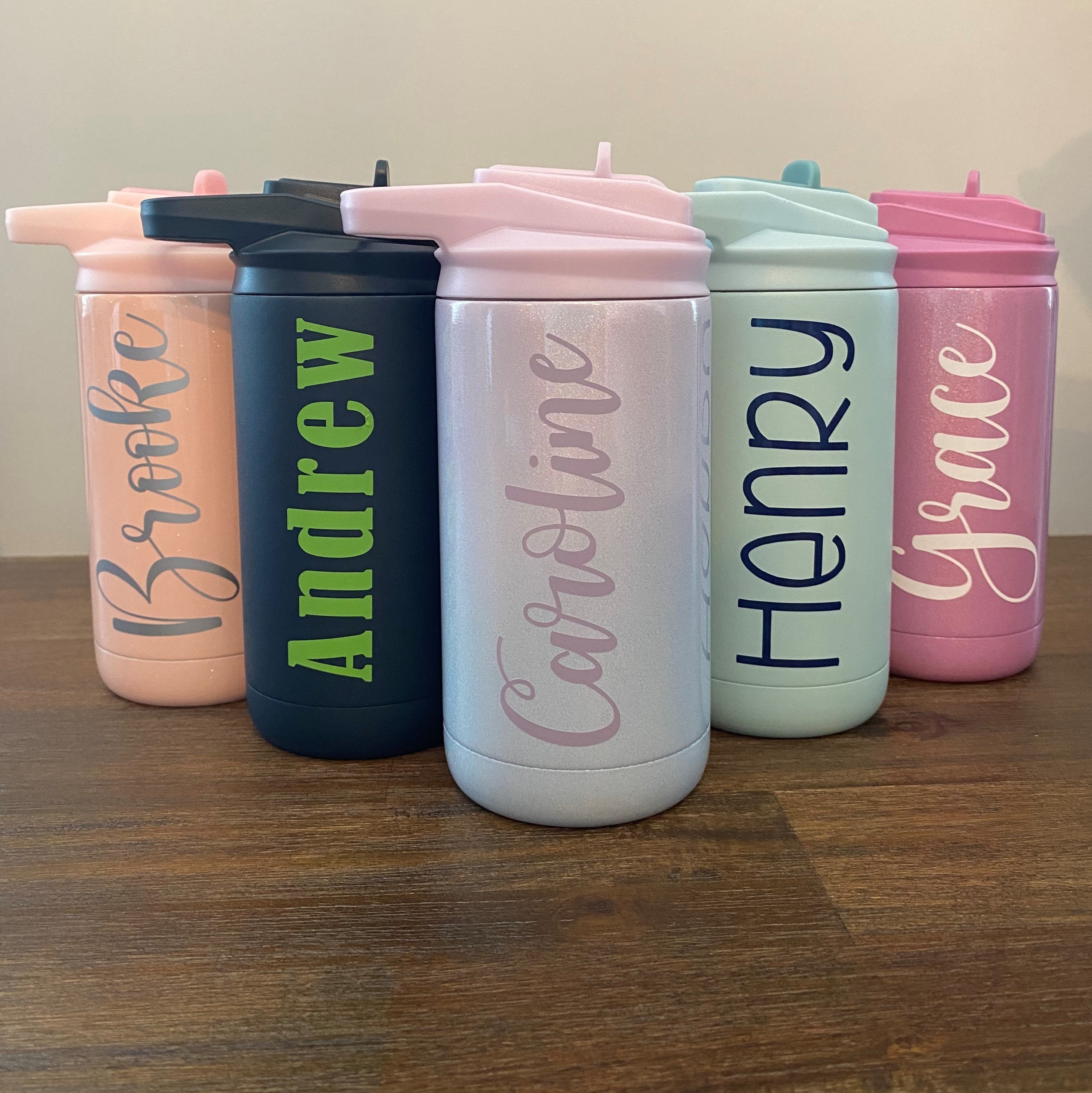 Personalized 12oz Children's Tumbler, Kid's Water Bottle, Per…
