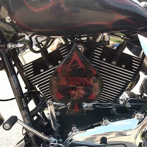 Gc custom cycles. Ace of spades horn cover