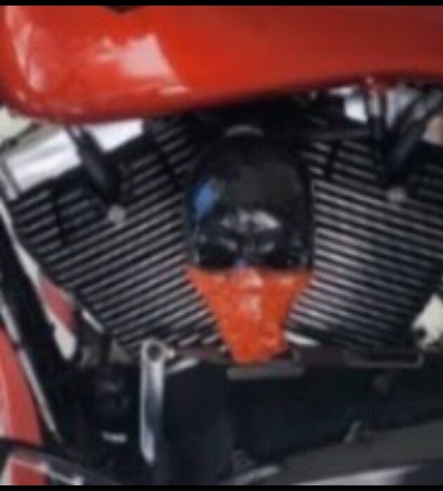 Harley Davidson Custom Ghost Rider Horn Cover Iron Maiden Tribute . - Etsy