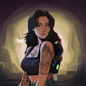 Custom Cartoon Portrait: Digital Art Commission (Digital Download)