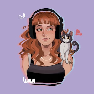 Custom Cartoon Icon from Photo: Personalized Digital Art (Digital Download)