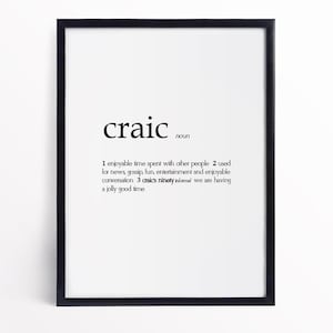 Stampa a definizione craica, Derry, dialetto Derry, contemporaneo, stampa minimalista, stampa A4 senza telaio