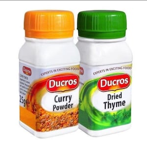 Ducros curry and thyme set- 1 bottle each