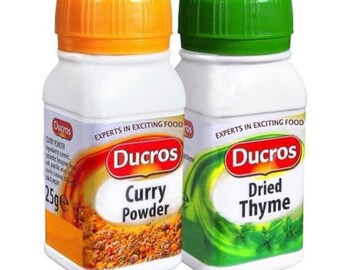 Ducros curry and thyme set- 1 bottle each