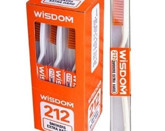 Wisdom 212 Extra hard toothbrush- Sold by 2 pieces
