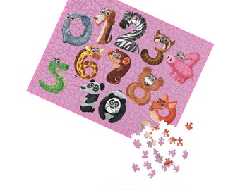 Counting Kids Learning Jigsaw puzzle