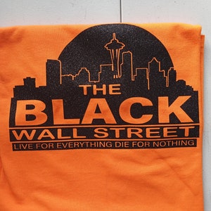 Black Wall Street T Shirt image 2