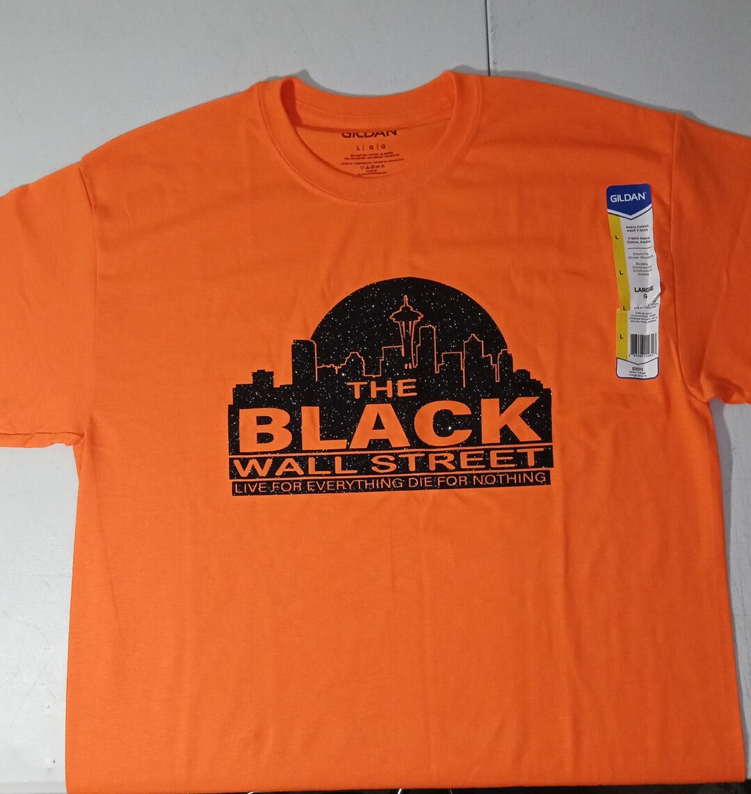 Black Wall Street T Shirt Etsy